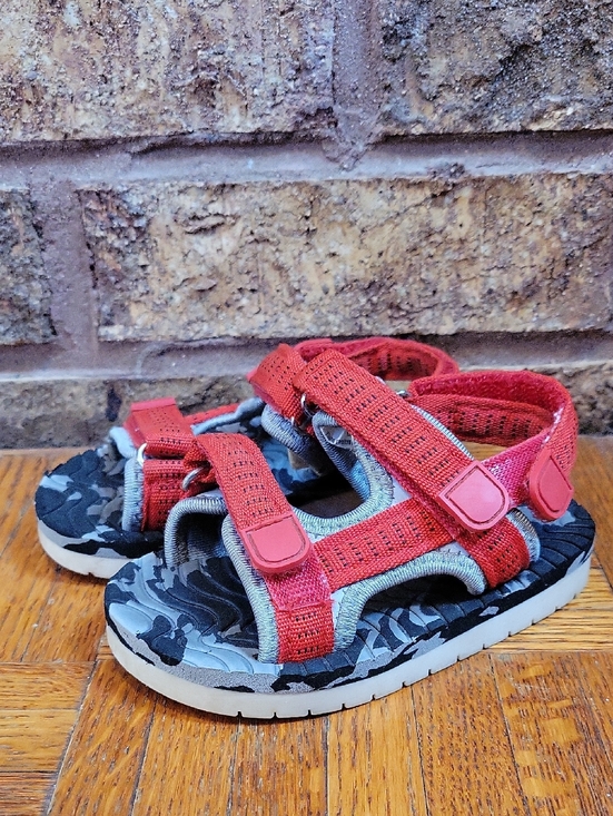 Cat & Jack Other - Cat & Jack Kids Red Adjustable Strap Sandals Size 6 Outdoor Summer